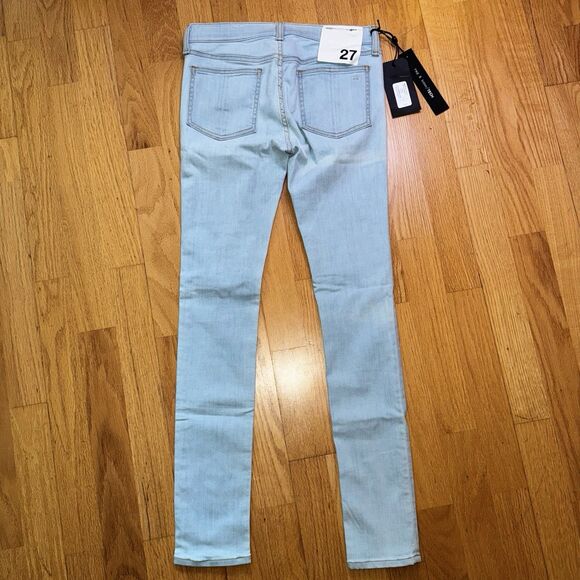 Rag & Bone Women's Dre Skinny Jeans Clean Chaseys Blue Light Mid Denim 27 NWT - Picture 3 of 16